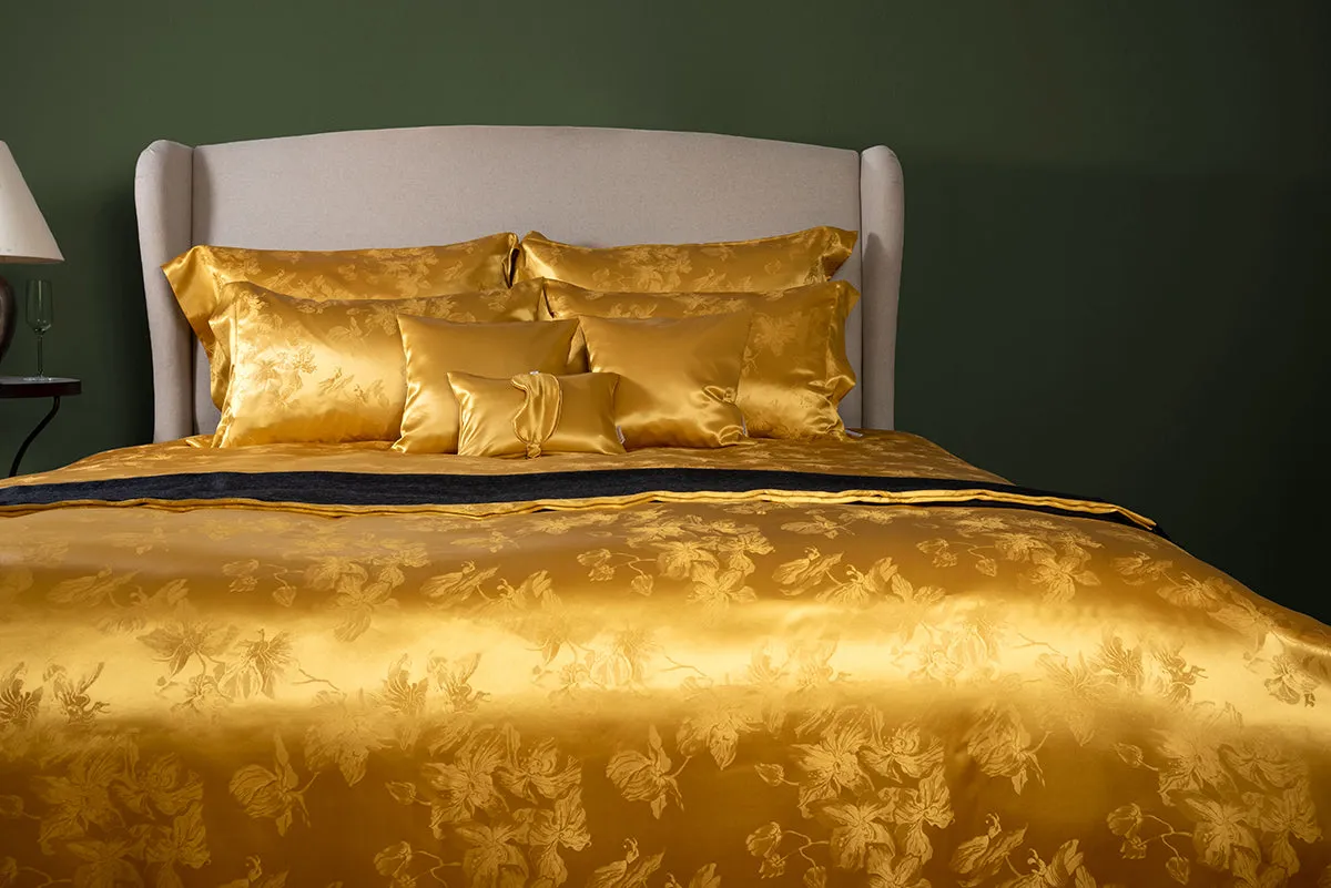 Ada Gold Pure Mulberry Silk Flat Sheet