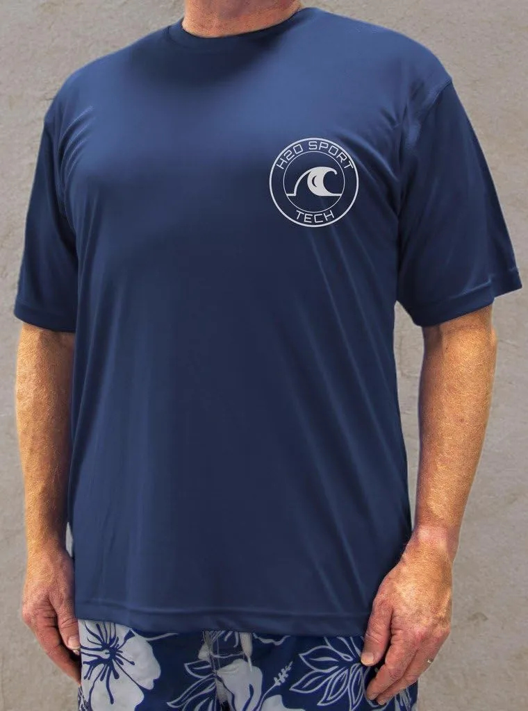 Big & Tall Men's Short Sleeve Swim Shirt - Loose Fit