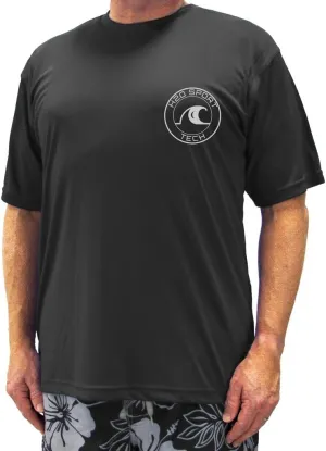 Big & Tall Men's Short Sleeve Swim Shirt - Loose Fit