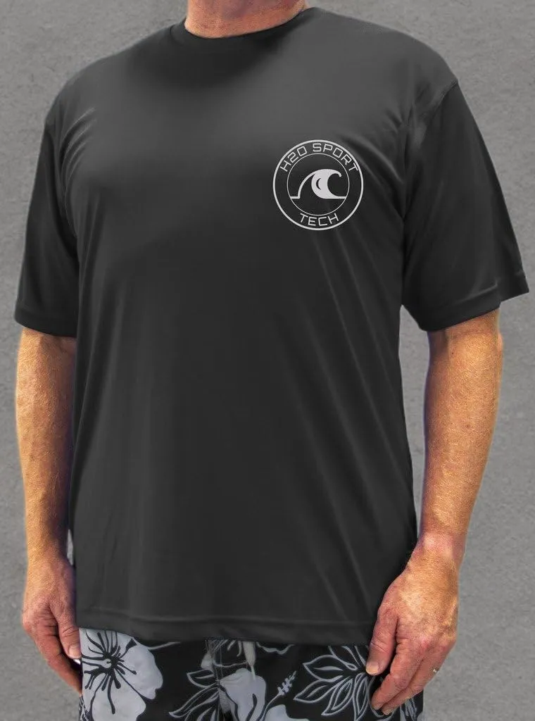 Big & Tall Men's Short Sleeve Swim Shirt - Loose Fit