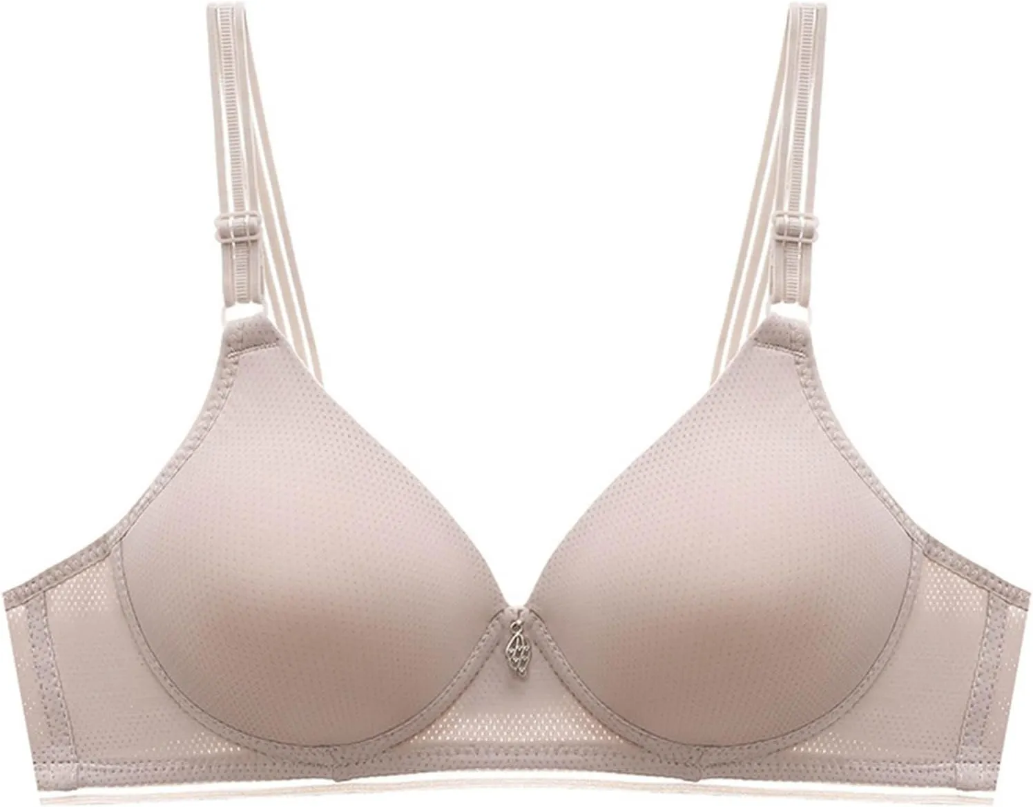 Bras for Older Women, 2025 New Wirefree Bra Stretchable Straps Bras Push Up Bra No Underwire Plus Size Bra