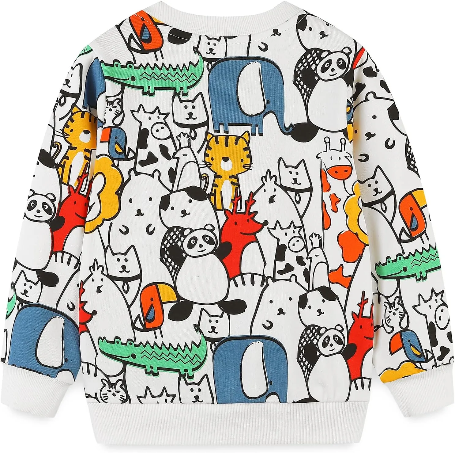 Bumeex Toddler Boy's Kids Crewneck Pullover Sweatshirts 2-7Year