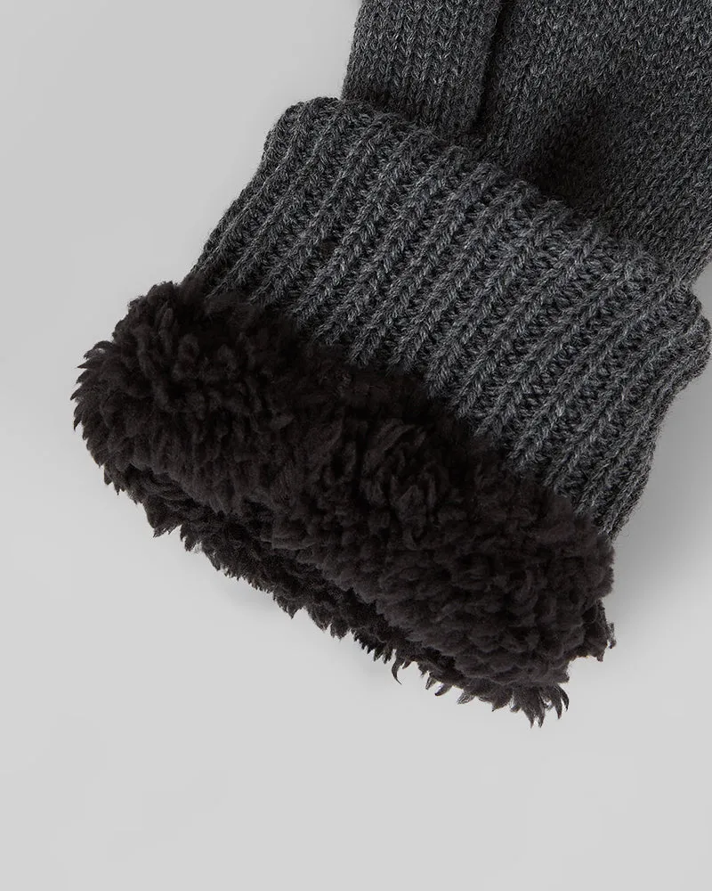 CABLE KNIT MITTENS