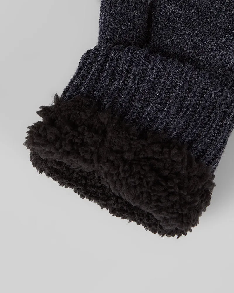 CABLE KNIT MITTENS