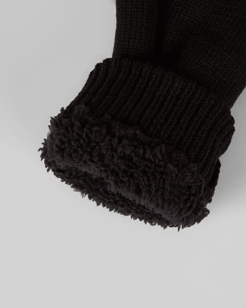 CABLE KNIT MITTENS