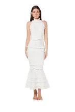 Elliatt Theatrical Maxi Gown - Elegant Tiered Ruffle Design