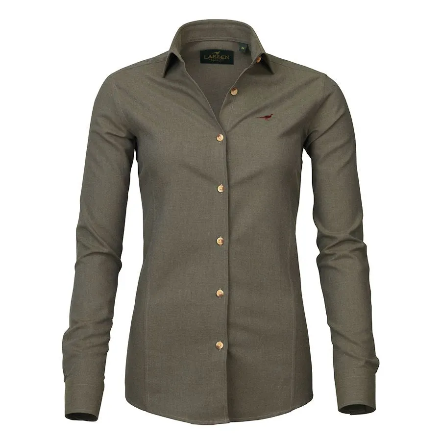 Laksen Lady's Olivia 100% Brushed Cotton Shirt