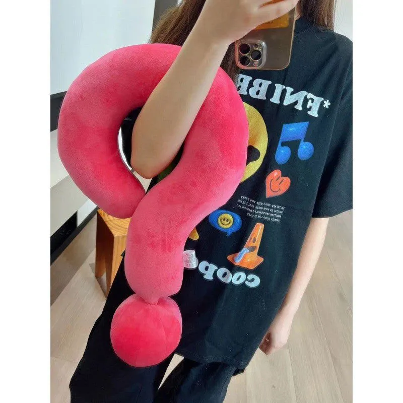 LovelyRLovely Question Mark Neck Pillow Comfortable Fabric