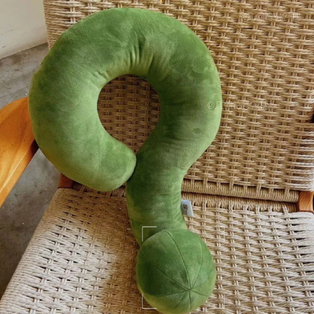 LovelyRLovely Question Mark Neck Pillow Comfortable Fabric