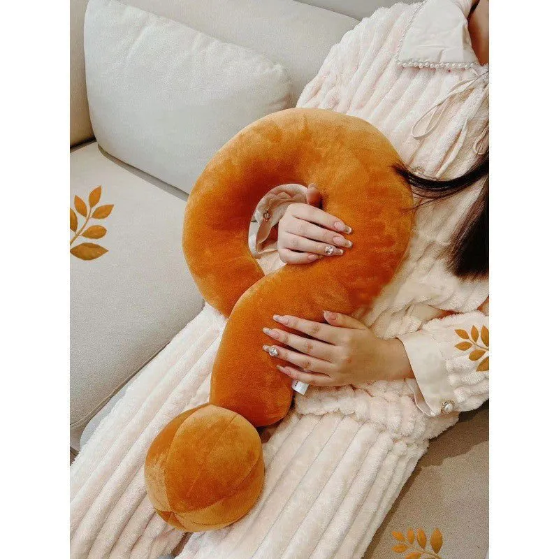 LovelyRLovely Question Mark Neck Pillow Comfortable Fabric