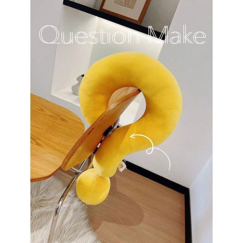 LovelyRLovely Question Mark Neck Pillow Comfortable Fabric