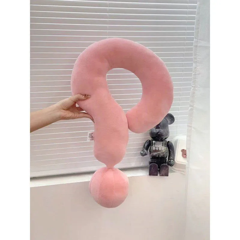 LovelyRLovely Question Mark Neck Pillow Comfortable Fabric