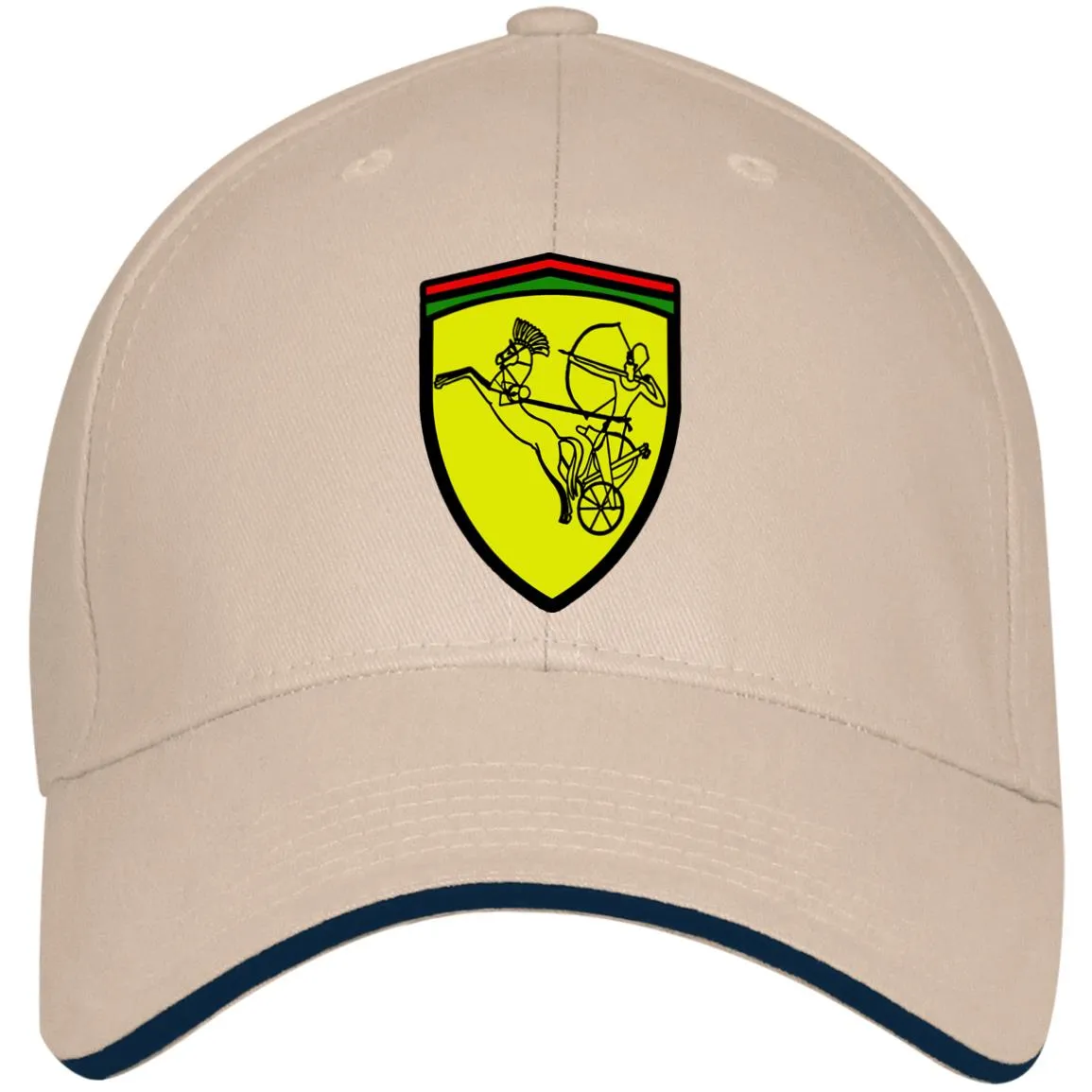 Ramses II Victory EMBTwill Cap With Sandwich Visor