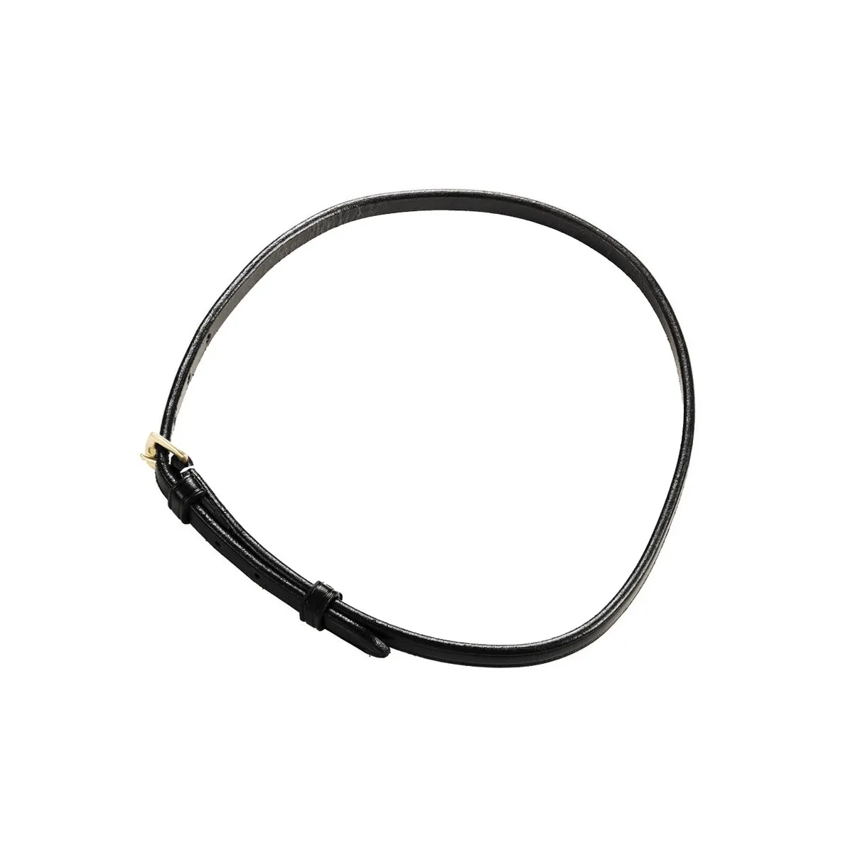 TATTINI FLASH STRAP NOSEBAND MADE OF FAUX LEATHER Black