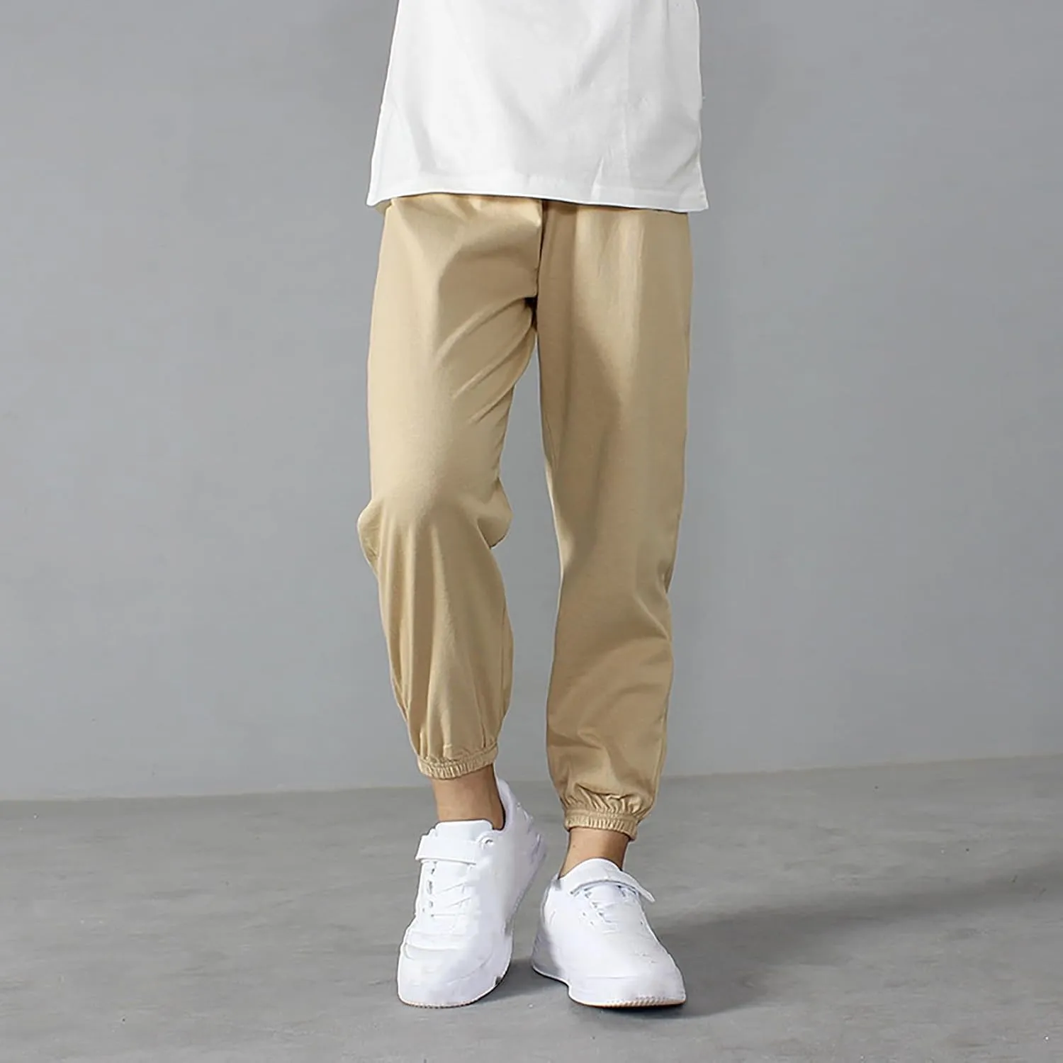 Toddler Girls Boys Sweatpants Elastic Waist Sports Pants Outdoor Recreation Loose Wide Leg Sporty Length