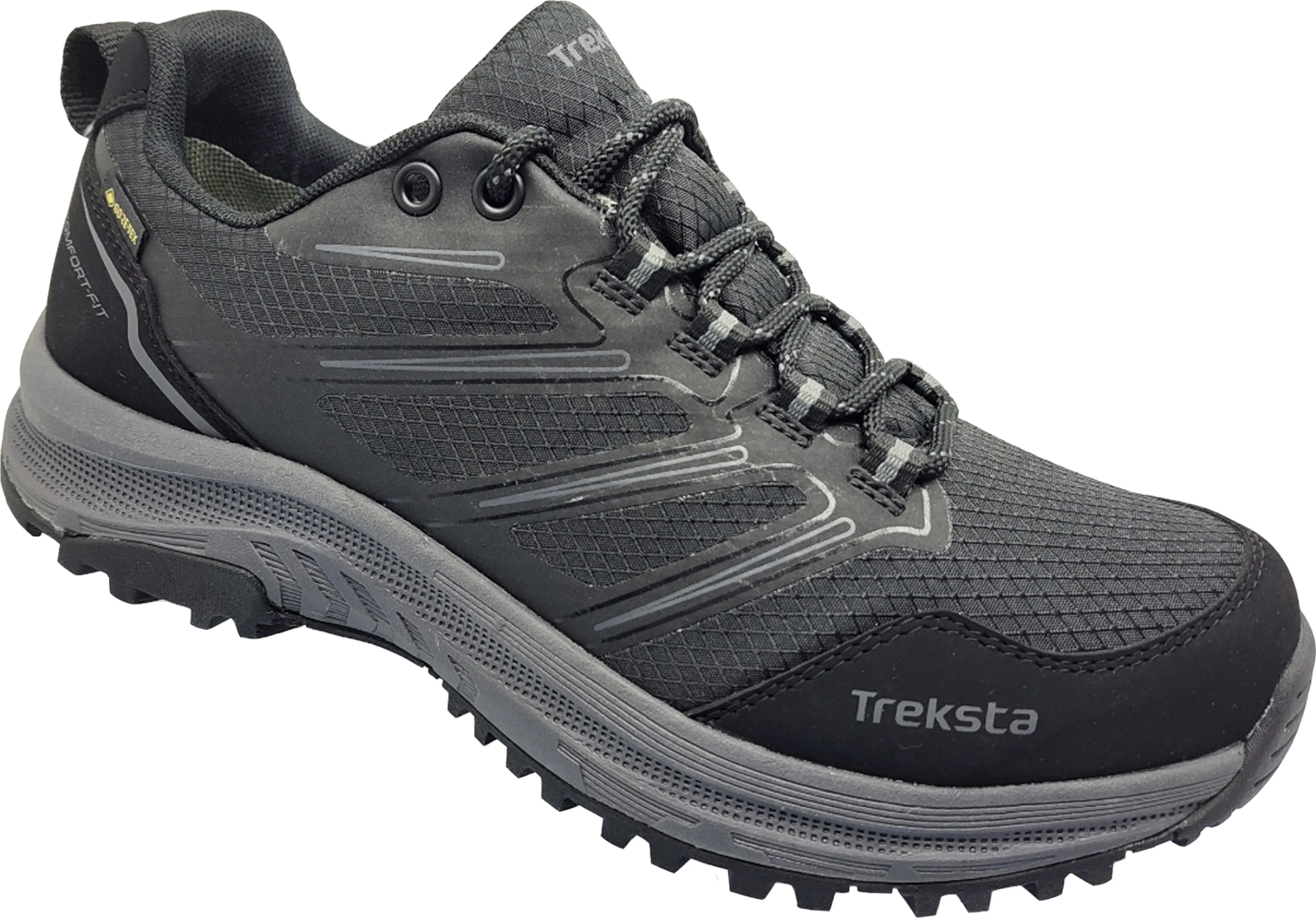 TrekSta Unisex Larvik Low Lace Gore-Tex Black | Buy TrekSta Unisex Larvik Low Lace Gore-Tex Black here | Outnorth