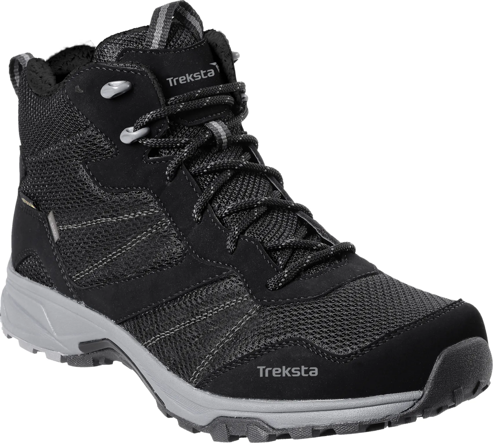 TrekSta Unisex Moon Lace Mid Gore-Tex Black | Buy TrekSta Unisex Moon Lace Mid Gore-Tex Black here | Outnorth