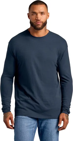True Classic Mens Long Sleeve Tee Shirts - Classic Henley & Crew Neck Long Sleeve T Shirt - Regular and Tall Thermal Shirts