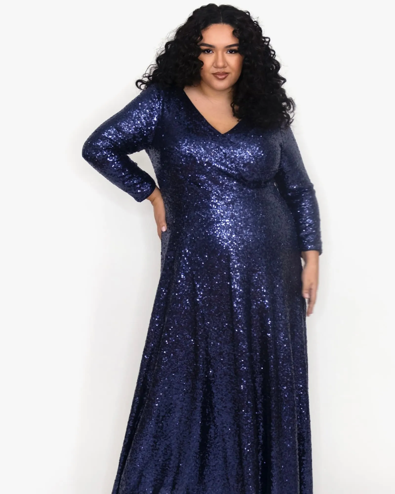 Uptown Evening Dress | Navy