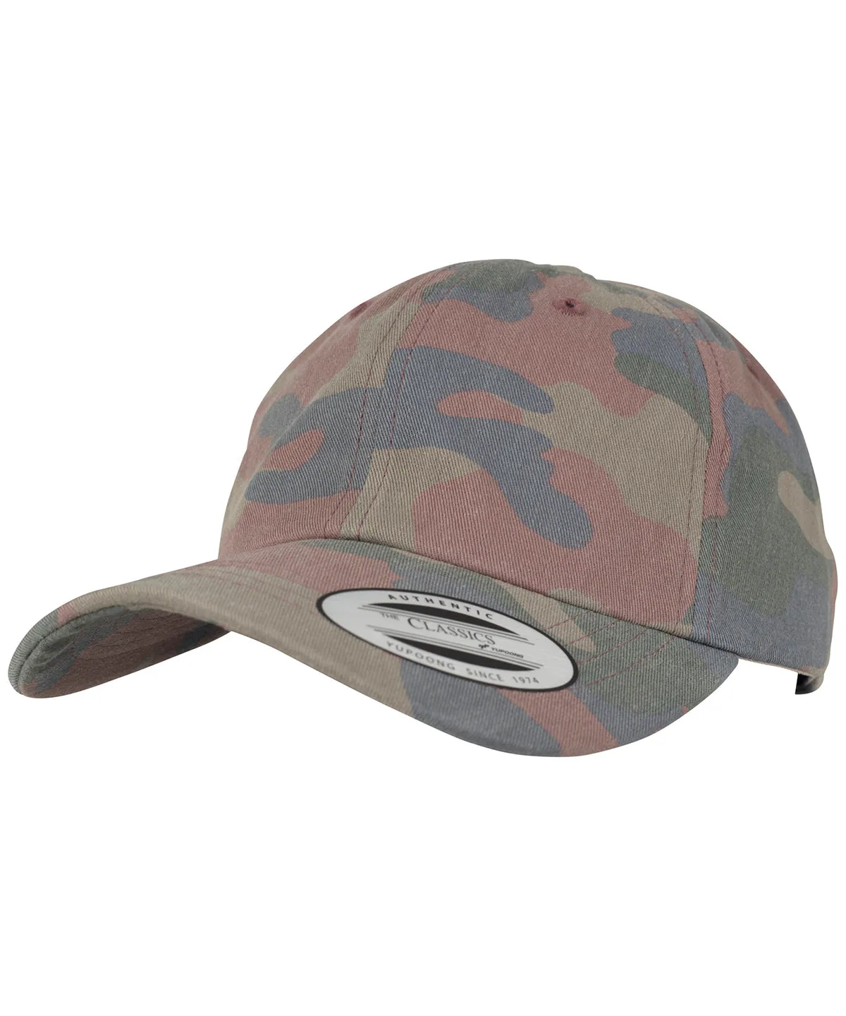 Wood Camo - Low-profile cotton camo cap (6245FC)